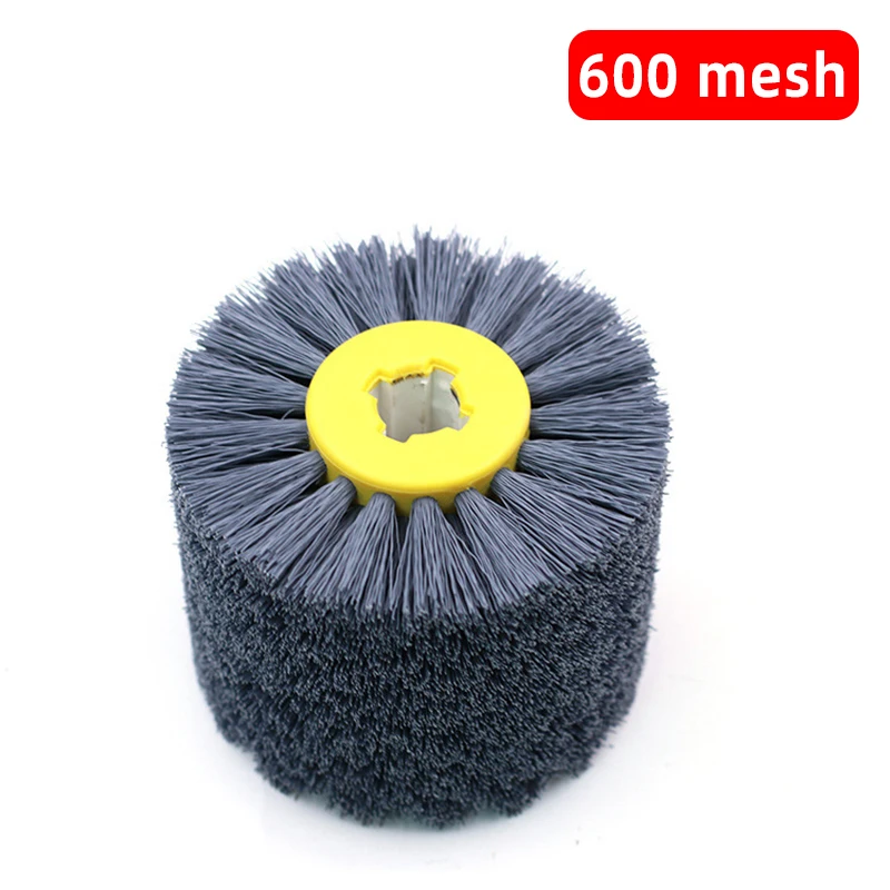 1 pcs 120*100*19mm Nylon Abrasive Wire Drum Polishing Wheel Electric Brush for Woodworking Metalworking