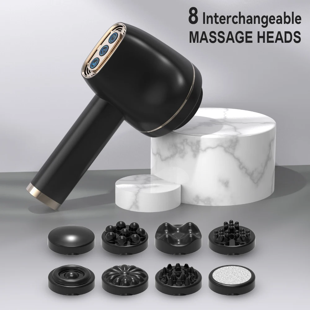 المكتبة الذكية PL-668 الإلكترونية المحمولة الاسترخاء لهجة تهتز الأسطوانة مكافحة السيلوليت جهاز تدليك كامل الجسم العضلات مدلك Bac #3