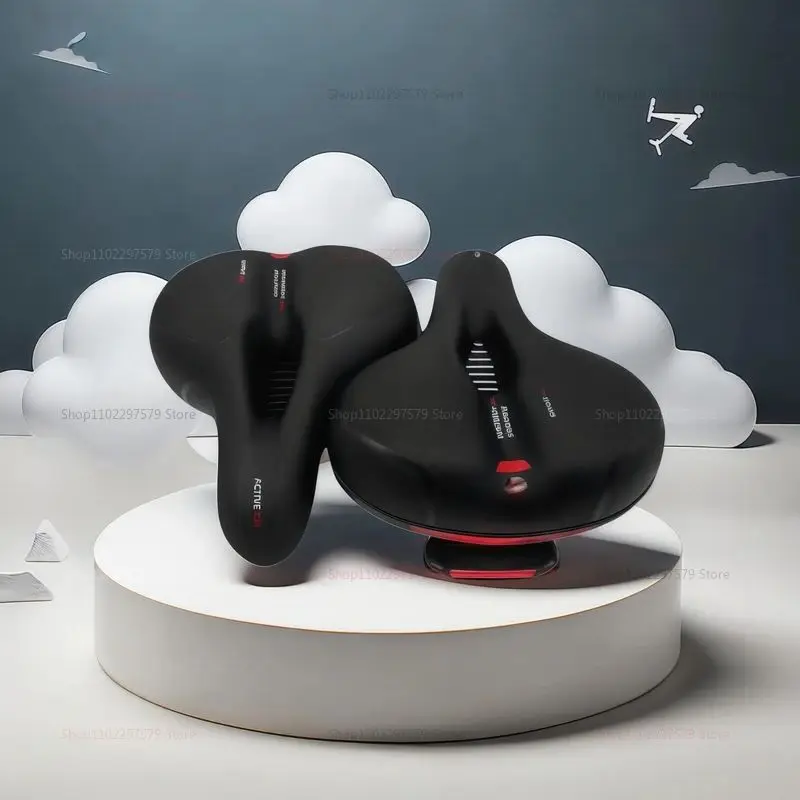 

The generously designed bicycle seat can alleviate leg pain. It is a comfortable seat suitable for mountain road bicycles.