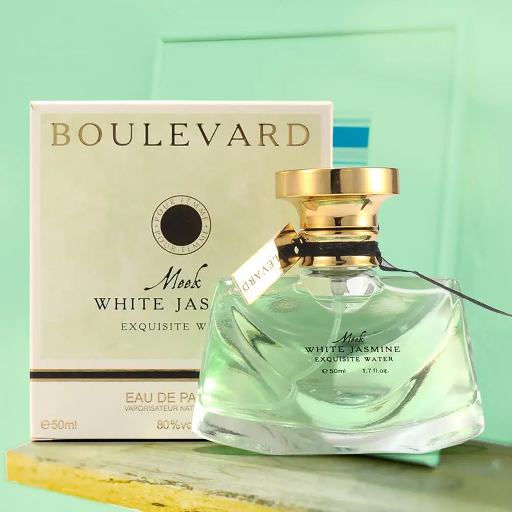 Night Jasmine Diamond Bottle Eau De Toilette Perfume floral natural de larga duración para mujer, spray exquisito, 50 ml