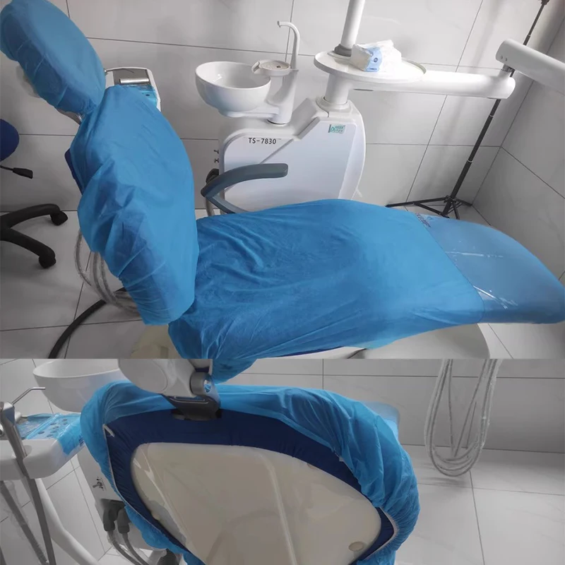 

10 комплектов, чехол на сиденье стоматологического кресла, портативный нетканый чехол для стола, одноразовые аксессуары для стоматологического кресла