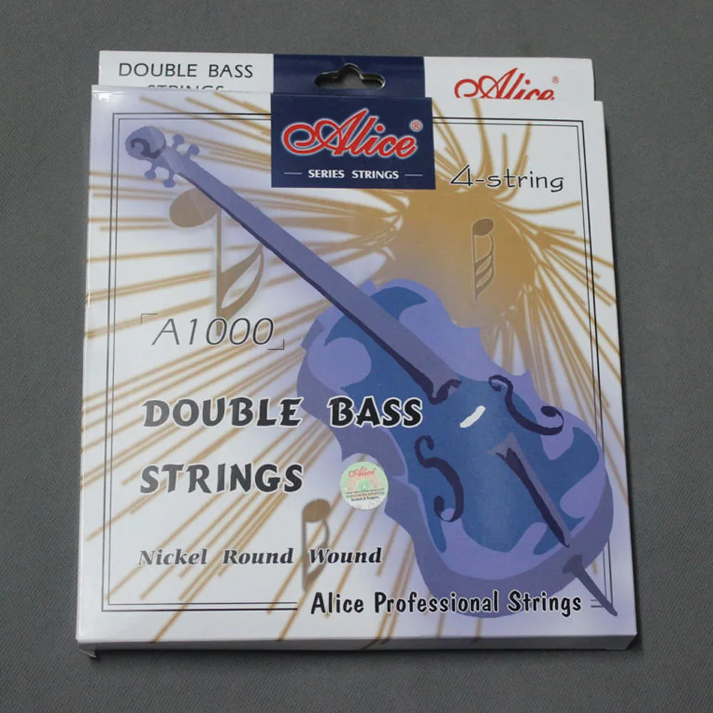 Alice A1000 Nickel Round Wound 4-String Double Bass Strings GDAE 3/4 Scale: 전문가가 추천하는 베이스 스트링의 진짜 실력