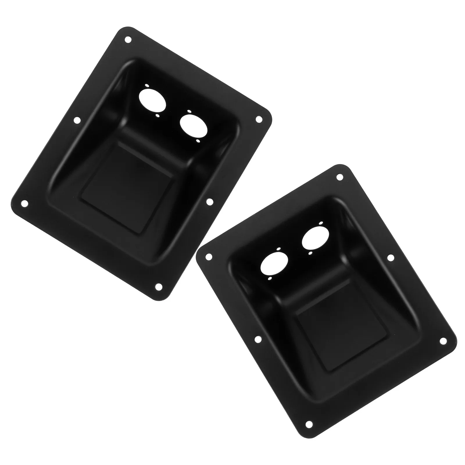 2Pcs Stage Speaker Cable Housing Metal Junction Box for Professional Audio Concert Sound System Cable Management Live Sound