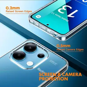 Casing Silikon Seluruh Tubuh 360 untuk Xiaomi Redmi 13 4G 13C 12C 10C 9A 9C Catatan 13 12 11 10 9 Pro Max 5G Penutup Keras PC Tahan Guncangan Coqu 10 sampul belakang redmi 8 penjualan terbaik - №