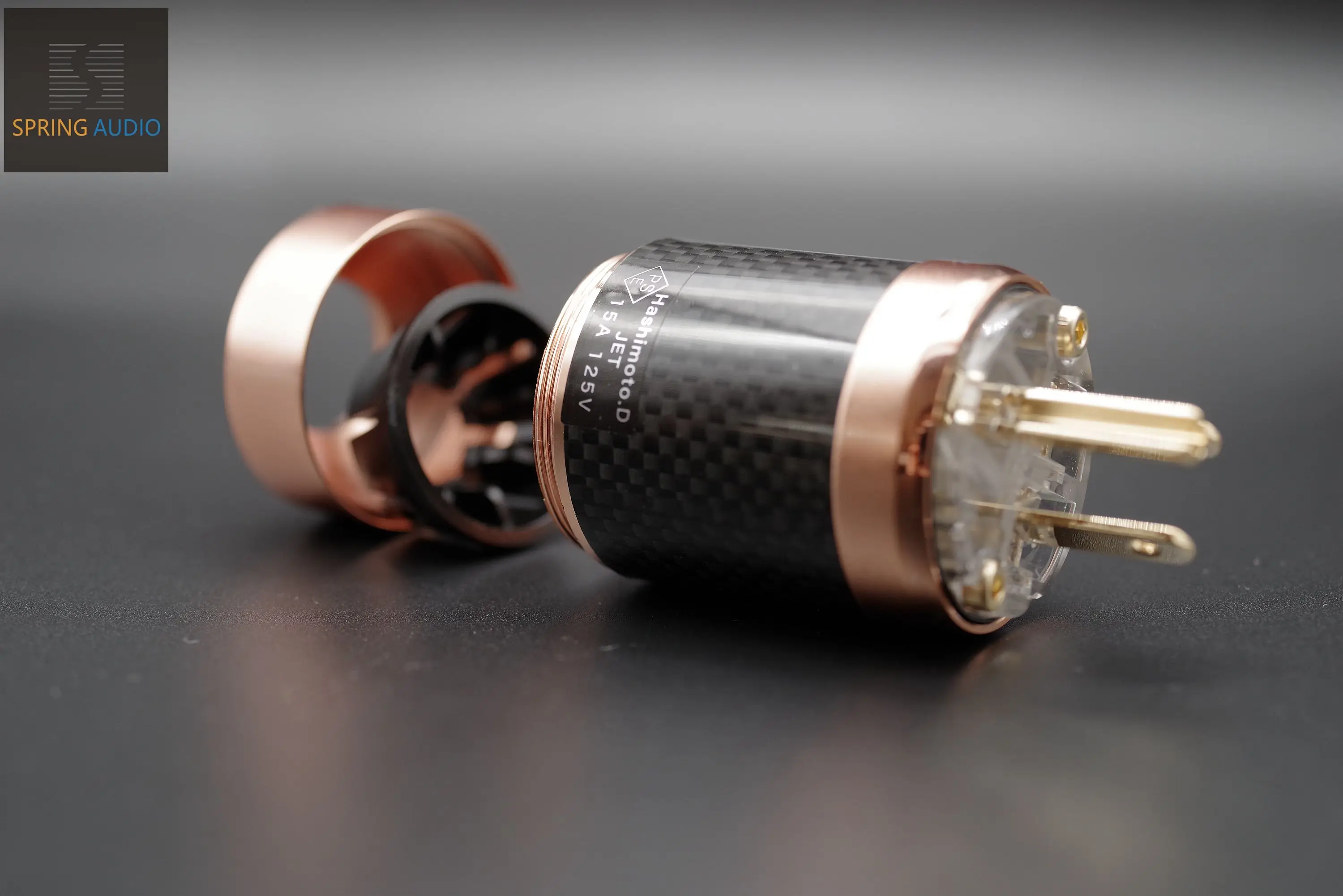Seikitei Japanese Hashimoto Power Plug IEC Socket Thick Gold Plating HiFi Audiophile Connector Solid Texture For Audio Power