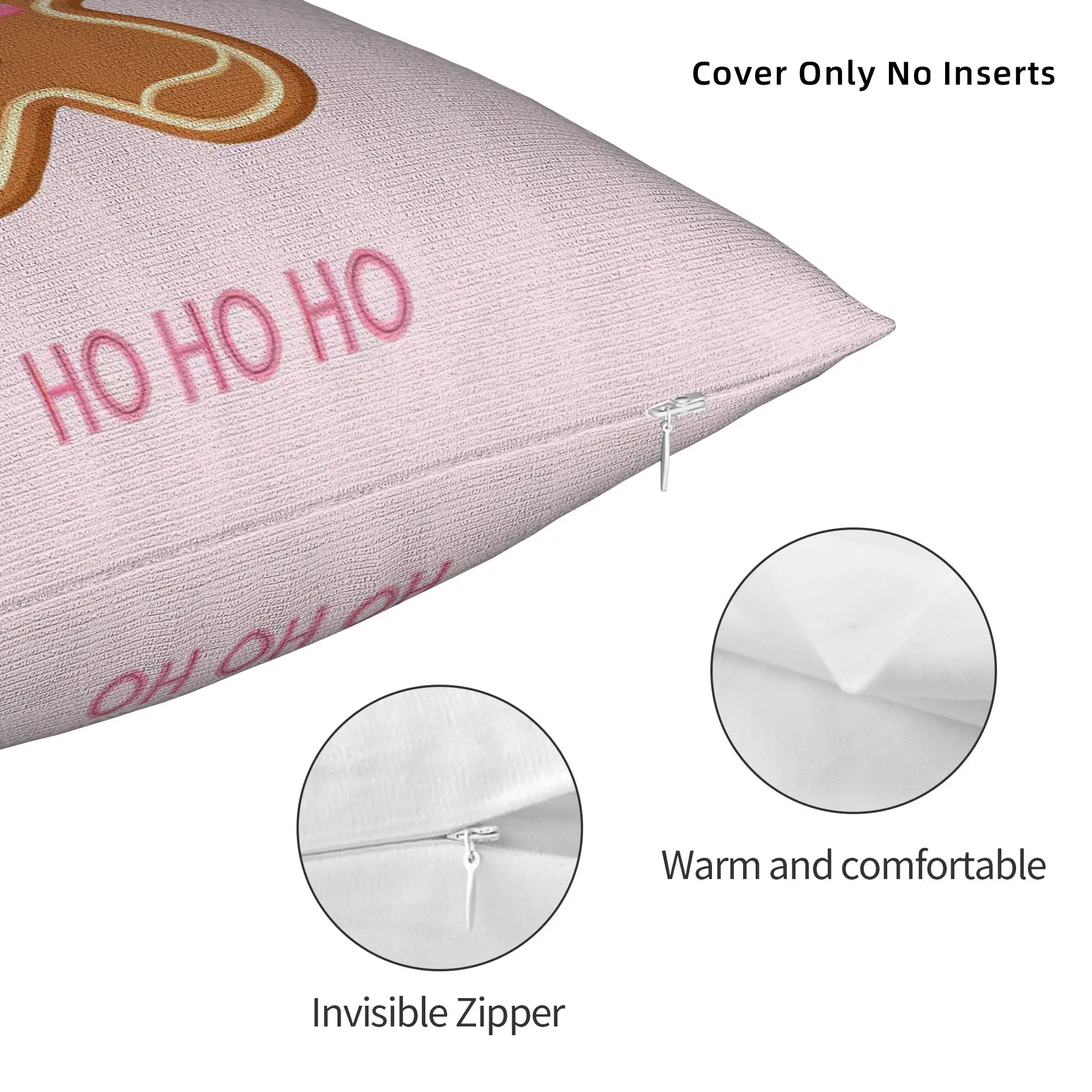 عيد الميلاد الزنجبيل كيس وسادة غطاء وسادة مضحك مريح سادات ل أريكة الأريكة سرير غرفة المعيشة #4