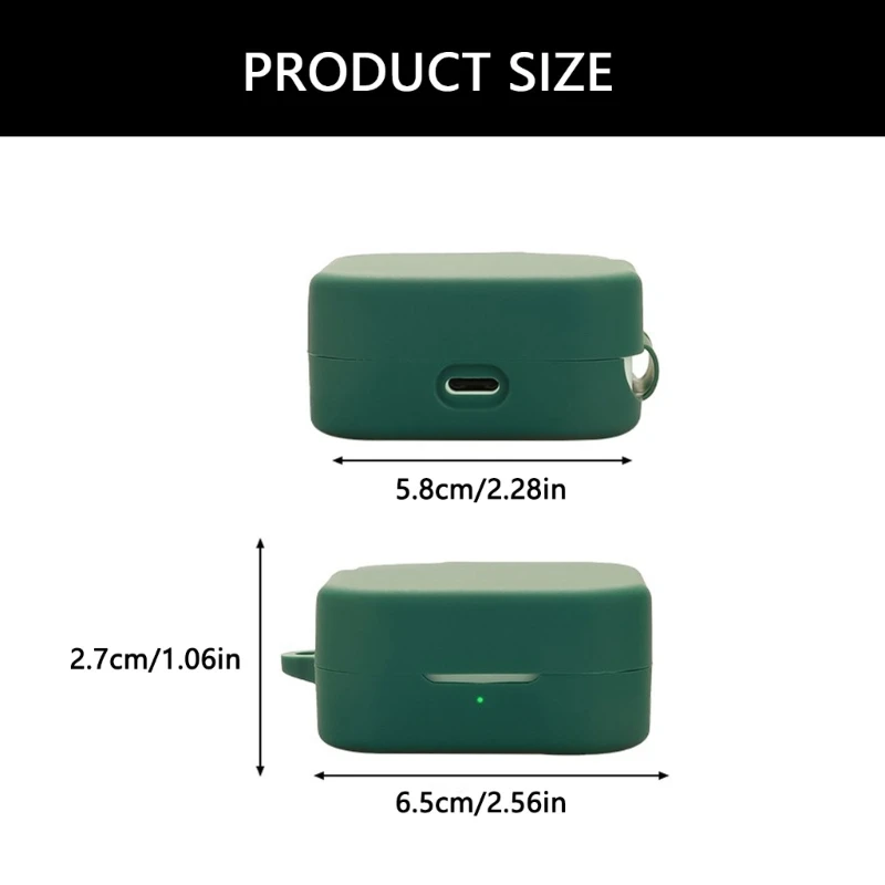 Casing pelindung silikon untuk CMF oleh Nothing Buds 2 Plus earbud penutup tahan guncangan pelindung fleksibel lengan tahan gores