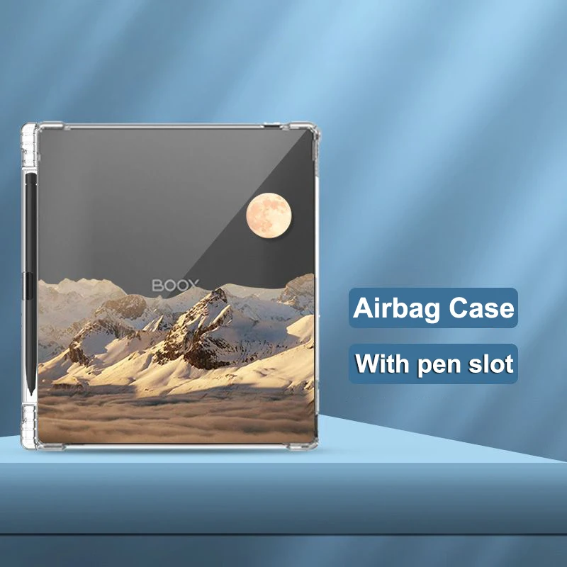 Funda transparente de TPU suave para Boox Go, Airbags, Boox Note X3 Pro, X3Lite, Boox Note Air 2, 3, 3C, Silicon Tab 8, 8C