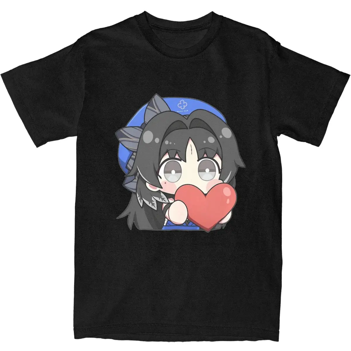 

Wuthering Waves Yangyang T Shirt Men Game Heart Awesome Cotton T-Shirts Summer Breathable Popular Tee Shirt Plus Size Clothing