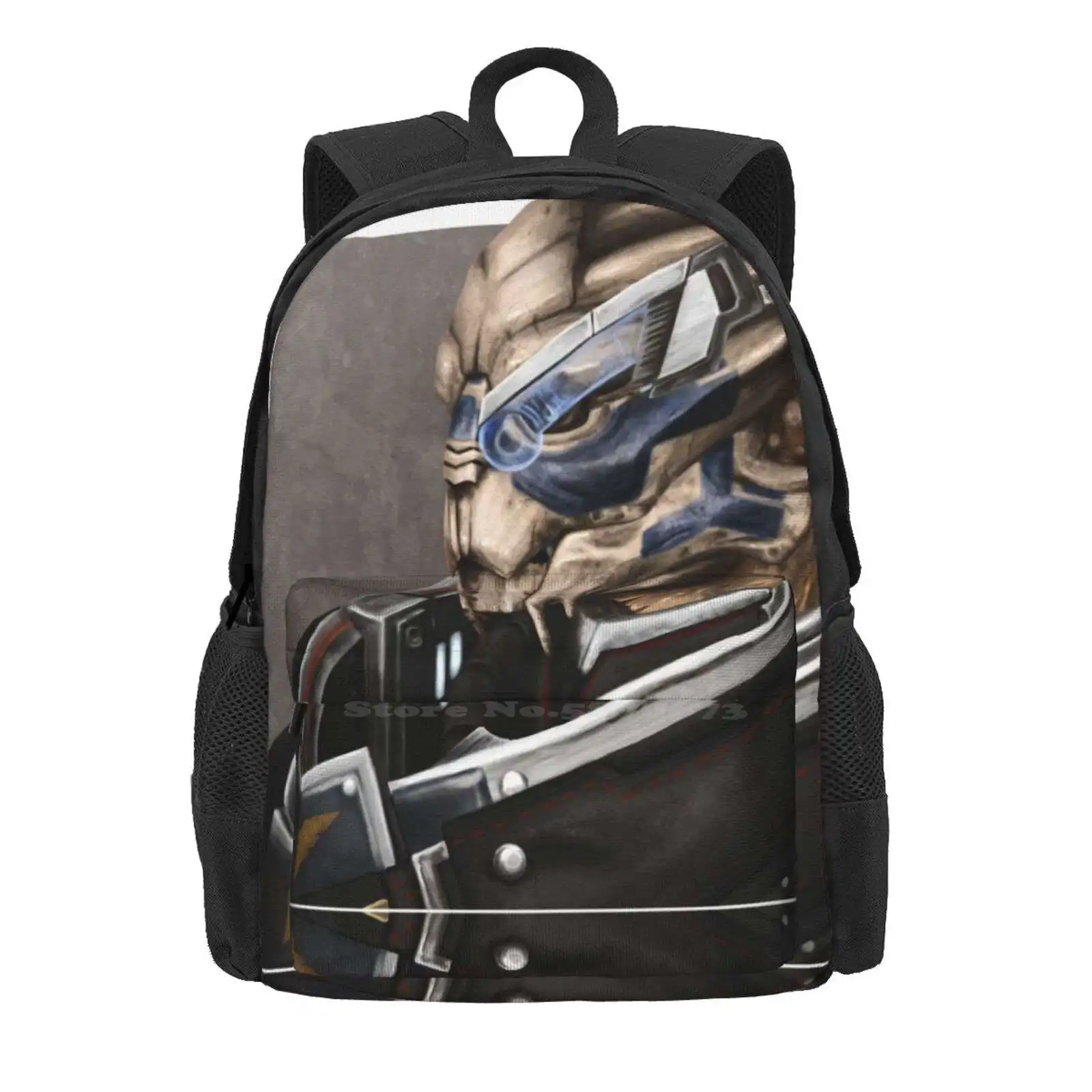 Archangel School Storage Bag Student's Backpack Mass Effect Garrus Vakarian