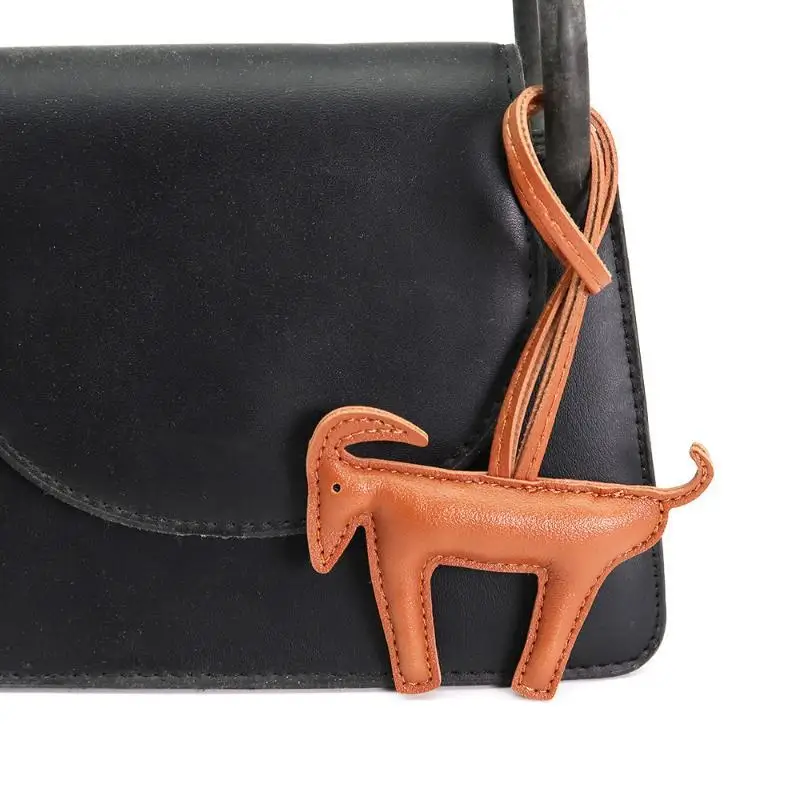 2027 Jahr des Schafs PU-Leder Ziegen-Taschenanhänger Niedliches Design zur Dekoration von Handtaschen, Rucksäcken und Schlüsselanhängern – Detail 4