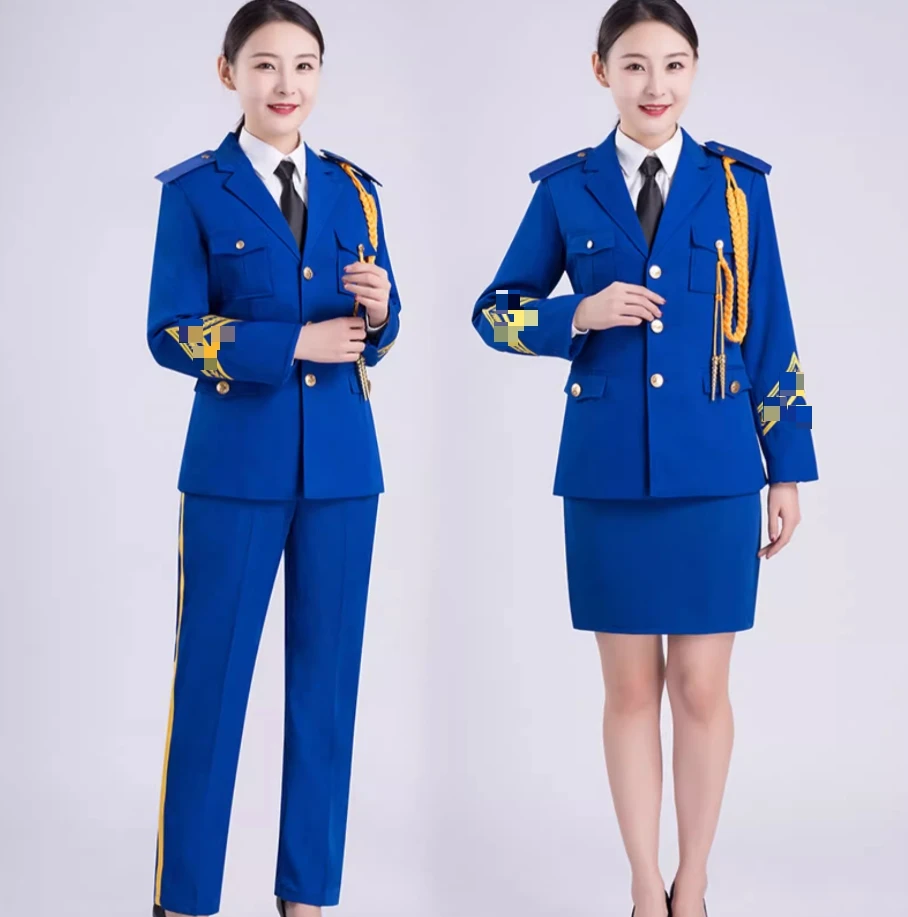 Student Nationale Vlag Verhogen Uniform Vlag Kleur Guard Raiser Kleding Ceremoniële Band Koor Hoed + Jas + Broek of Rok CT050