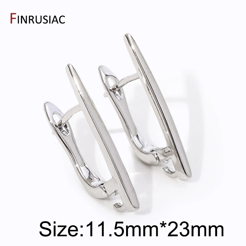 DIY Shvenzy Earwire Hoop Ohrring Haken Zubehör für 18K vergoldetes Messing Mode handgemachte Ohrringe Herstellung Zubehör Erkenntnisse – Detail 16
