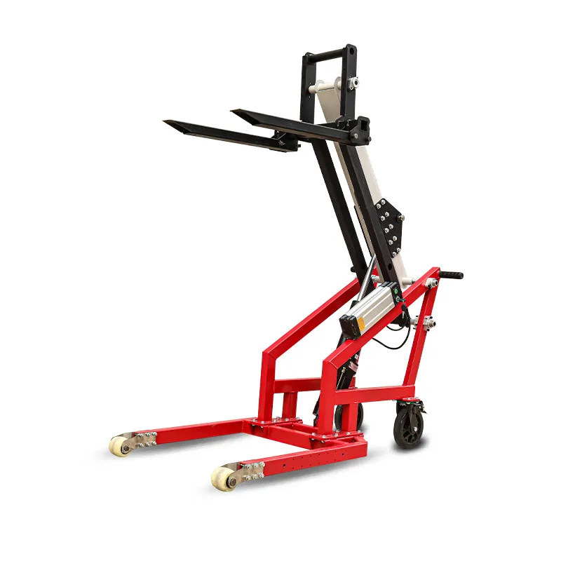 

Electric Hydraulic Forklift with Curved Arm, Portable Truck for Loading and Unloading, Lifting, Stacking, Handling, and Loading