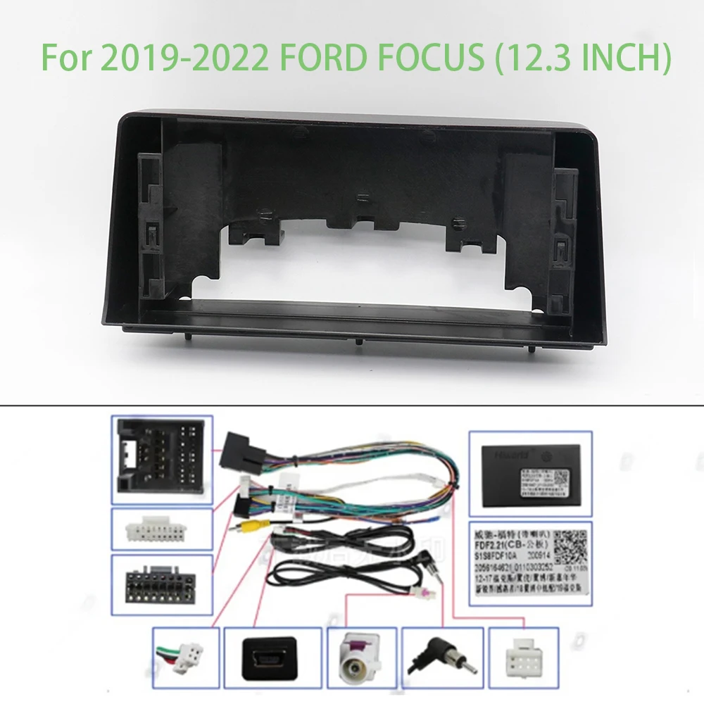 

Для 2019-2022 FORD FOCUS 12,3-дюймовый автомобильный радиоприемник, установка DVD GPS Mp5, пластиковая лицевая панель, рамка