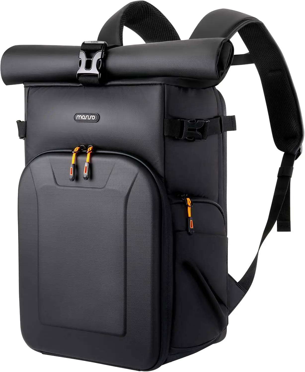 MOSISO Camera Backpack,DSLR/SLR/Mirrorless Camera Bag with Front Hardshell Pocket,Photography Backpack with Laptop Compartment