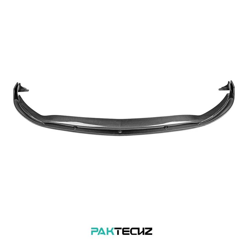 

Paktechz Dry Carbon Fiber Body Kit Front Bumper Lip Spoiler Splitter for Mercedes Benz W177 a Class Sport A35 Hatchback Sedan