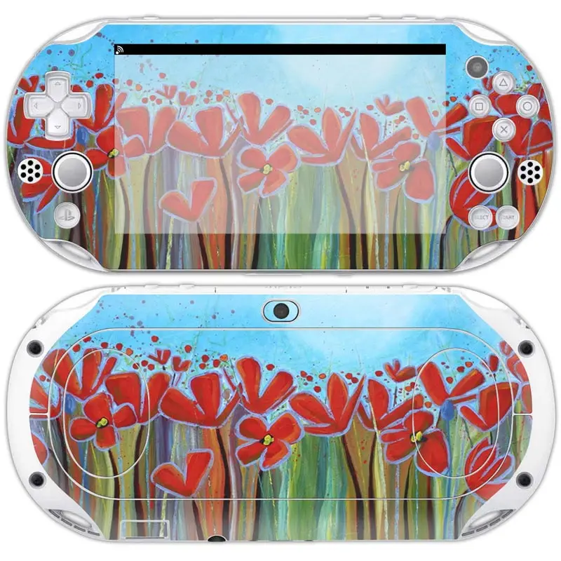 Stylish Design Vinyl Decal Skin Sticker For PSP Vita2000 Gaming Console Fresh pattern style customized