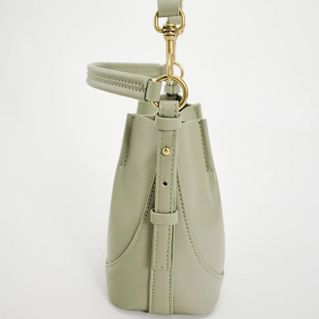 حقيبة ركاب خضراء 2025، محفظة كتف واسعة برباط للنساء، حقيبة كروس متعددة الاستخدامات، حقيبة بسيطة ليلاً ونهارًا #3