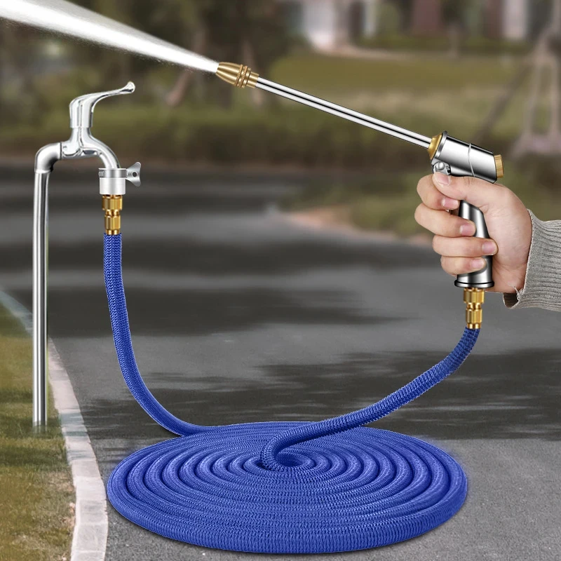 

Высококачественный гибкий расширяемый садовый шланг, насадка высокого давления, пистолет для мойки спрей, шланг для мойки автомобиля, расширяемый садовый водяной шланг