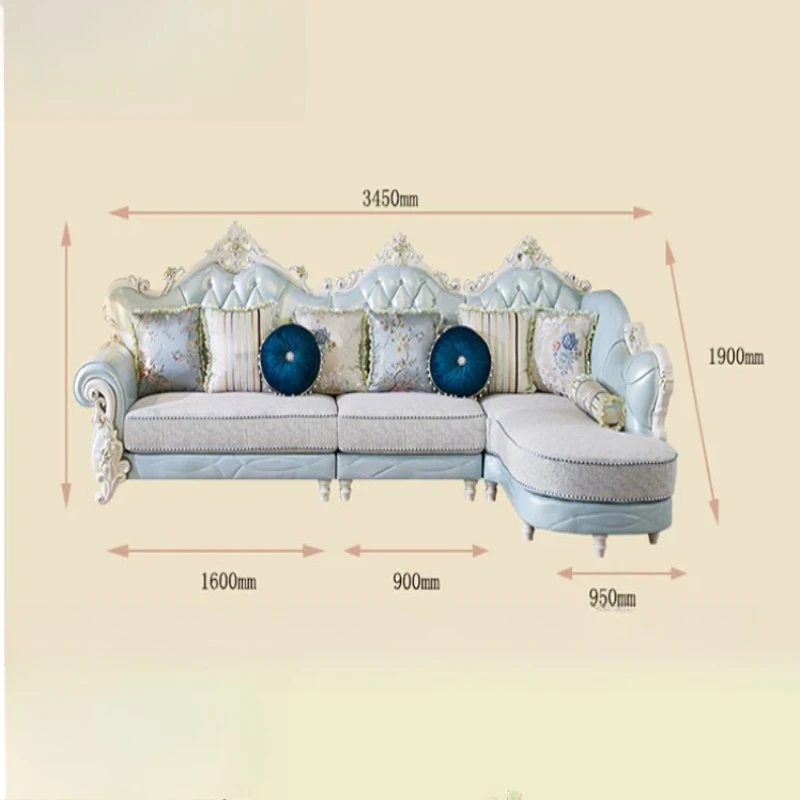 Armchair Recliner Sofa Bed Leather Chaise Lounge Sectional Vanity Couch Vintage Lazy Muebles Para Hogar Room Furniture