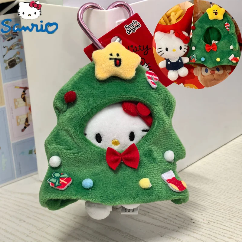 

Sanrio Hello Kitty Love Button Christmas Tree Cute Kitty Keychain Pendant Festive Atmosphere Christmas Tree Decoration Gift