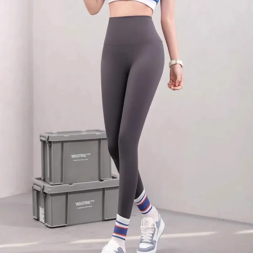 

High-Waist arkskin Pants Women's Spring Autumn Tummy Control Butt Lifting Slimming Tight Yoga Fitn Sports Bot