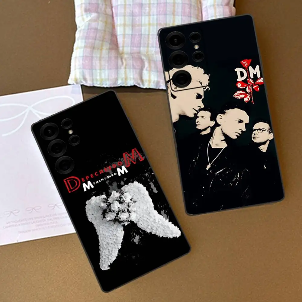 Electronic Band D-Depeche Punk M-Mode Phone Case For Samsung S 24 Fe 25 Ultra Plus 20 Lite 21 30 22 23 24 22 Ultra 5G Fundas