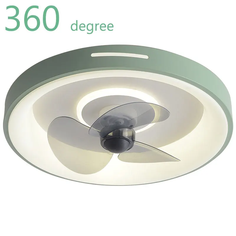 

Ceiling fan with led light remote shaking head fan variable frequency simple modern bedroom lamp electric fan lamp