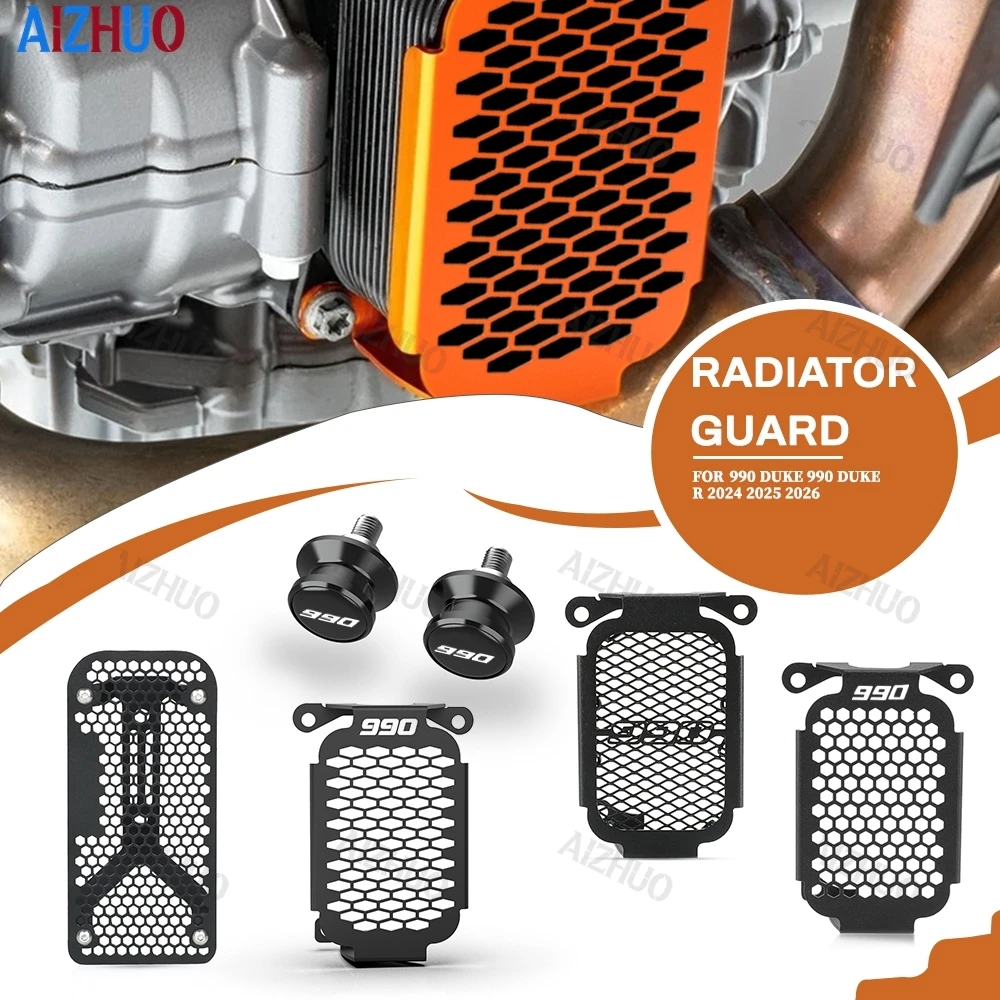 

For 990 Duke 990 Duke R 2024 2025 2026 Duke990 990Duke Rectifier Cover Guard Protector Swingarm Sliders Duke990 Oil Cooler Guard