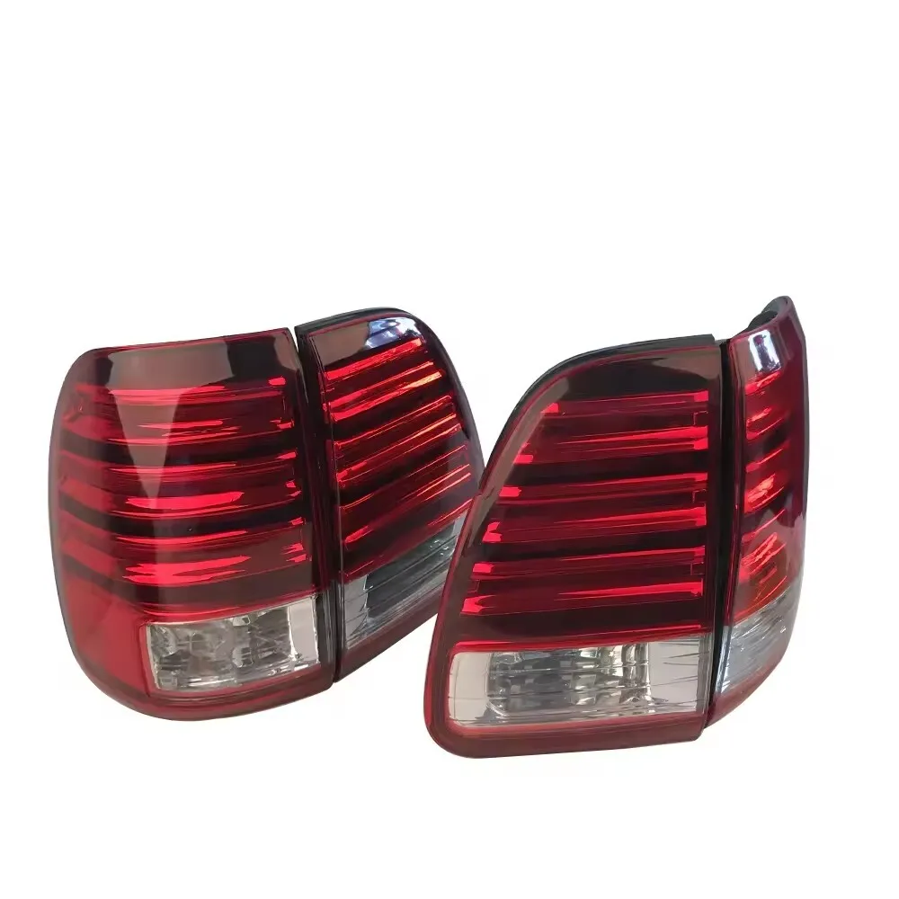 

4 шт. светодиодные автомобильные стоп-сигналы для Toyota Land Cruiser Cygnus UZJ100 2003-2007, автомобильные задние фонари, указатели поворота