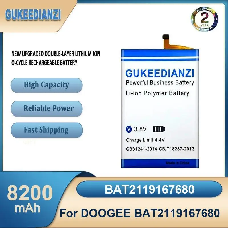 بطارية لدوجي BAT2019114180 BAT22M196000 BAT16542000 BAT2119167680 BAT24F1P10300 قدرة عالية #4