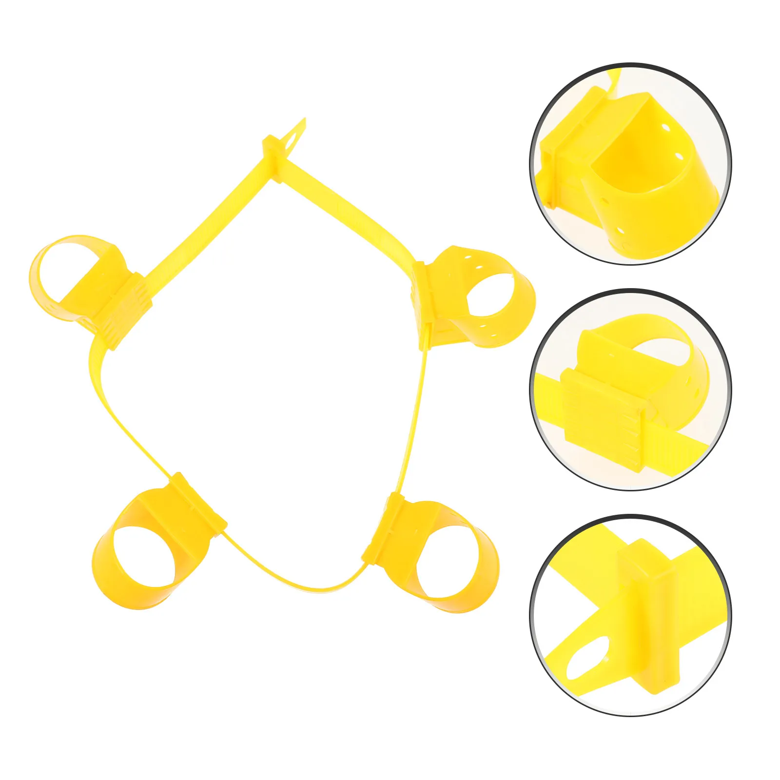 

Набор из 4 стандартных опор для деревьев с многоразовыми ремнями для стабилизации ветвей в садах и виноградниках, инструмент для фиксации растений в саду