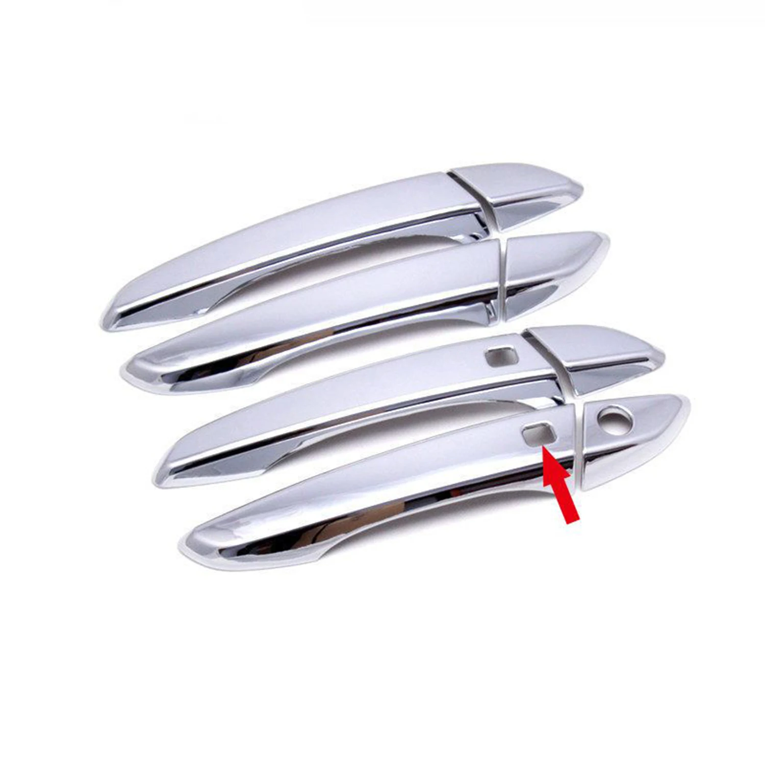 Car ABS Chrome Rearview Accessories Plated Trim Door Bowl Handle Cover Paste Style For Hyundai Tucson 2014 2015 2016 2017 2018