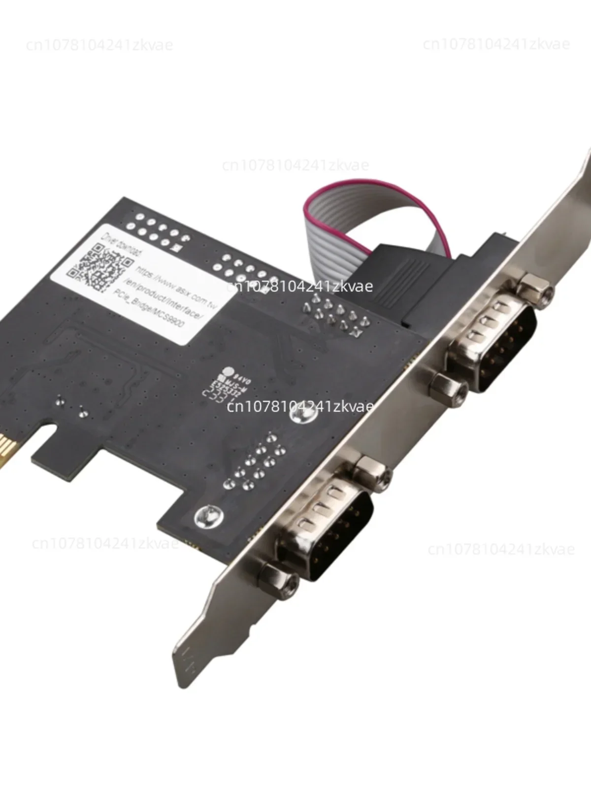 PCIe Serial Port Card PCI-E to 2 Serial Port RS232 Industrial Control Extended Card Mcs9900 Ax9900 Chip