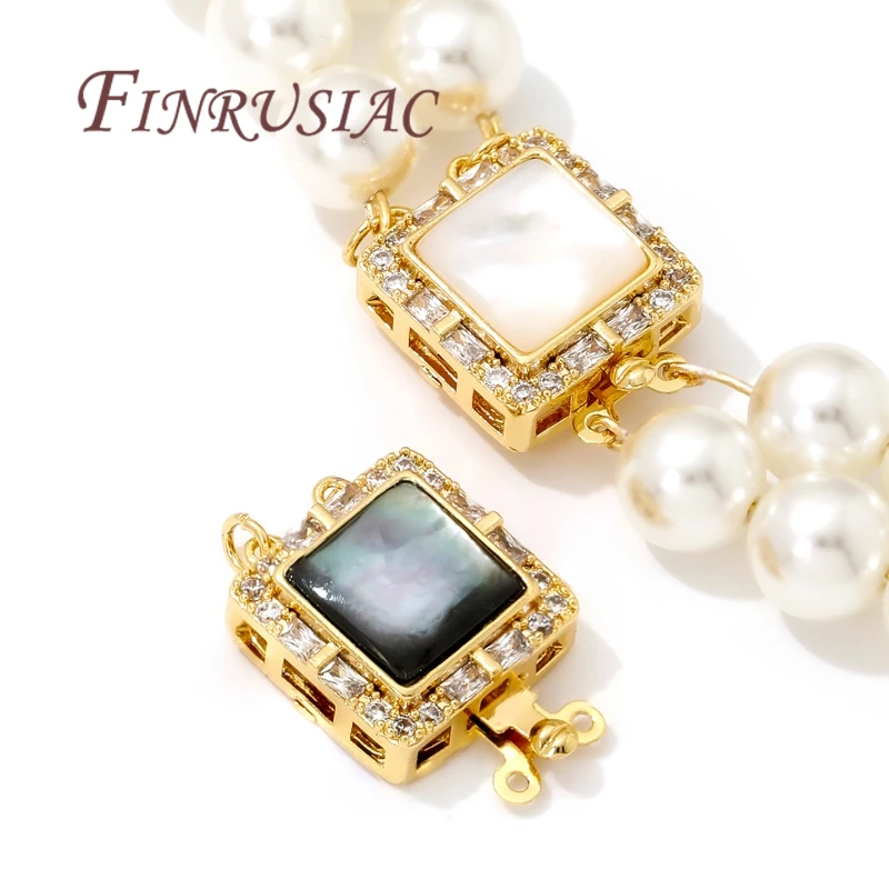 18K Real Gold Plated Box Safety Clasps For Jewelry Connectors For Bracelets Accessories,Jewellery Clasps Findings For DIY