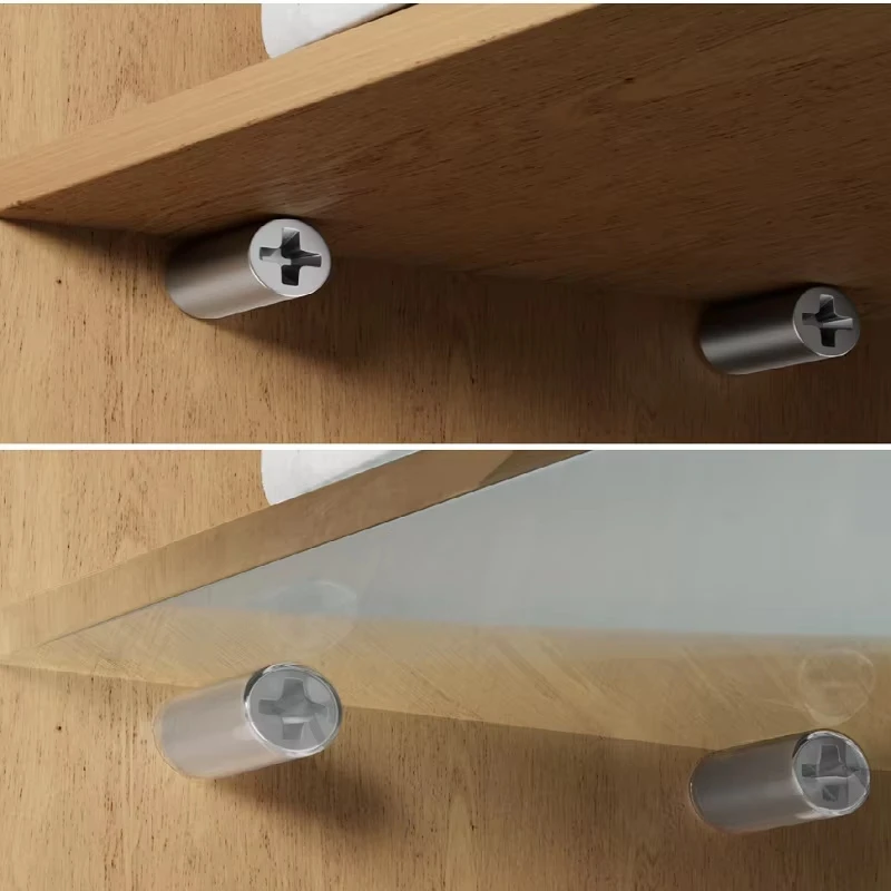 Selbstschneidende Regalstützstifte mit rutschfester Gummihülse harte Trennnägel zur Montage von Glas und Laminatregalen Kleiderschränken Küchenschränken Aufbewahrungsmöbeln abriebfestes Befestigungszubehör einfache Mon – Detail 20
