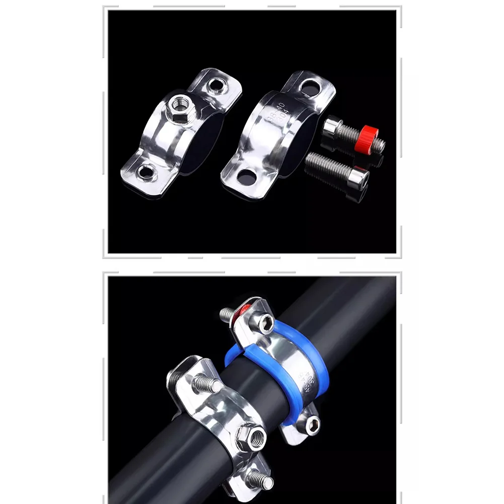 

25-28mm Adjustable Fixing Pipe Clamp Kit with Wrench for Office Chair Cylinder Repair and Stable Seating Solution