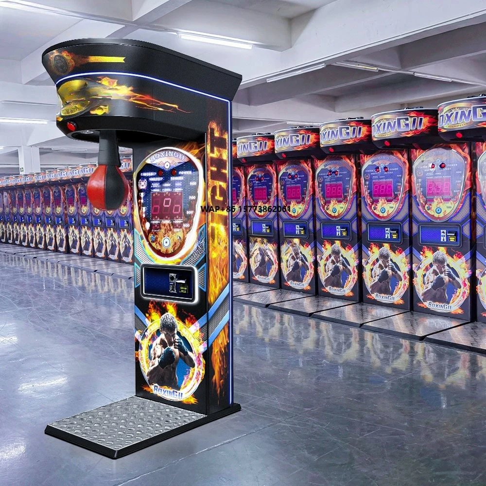 

Street Play Amusement Ultimate Big Punch Power Coin Operated Boxautomat Electronic Punching Game Hit Arcade Boxer Boxing Machine