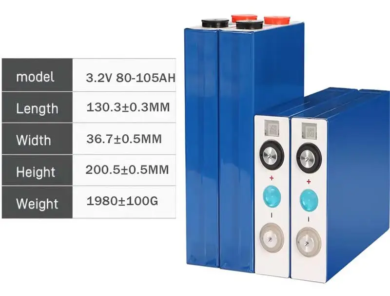 Grade a 3.2V 80Ah LFP Battery Cell for Solar Street Light Energy Storage System
