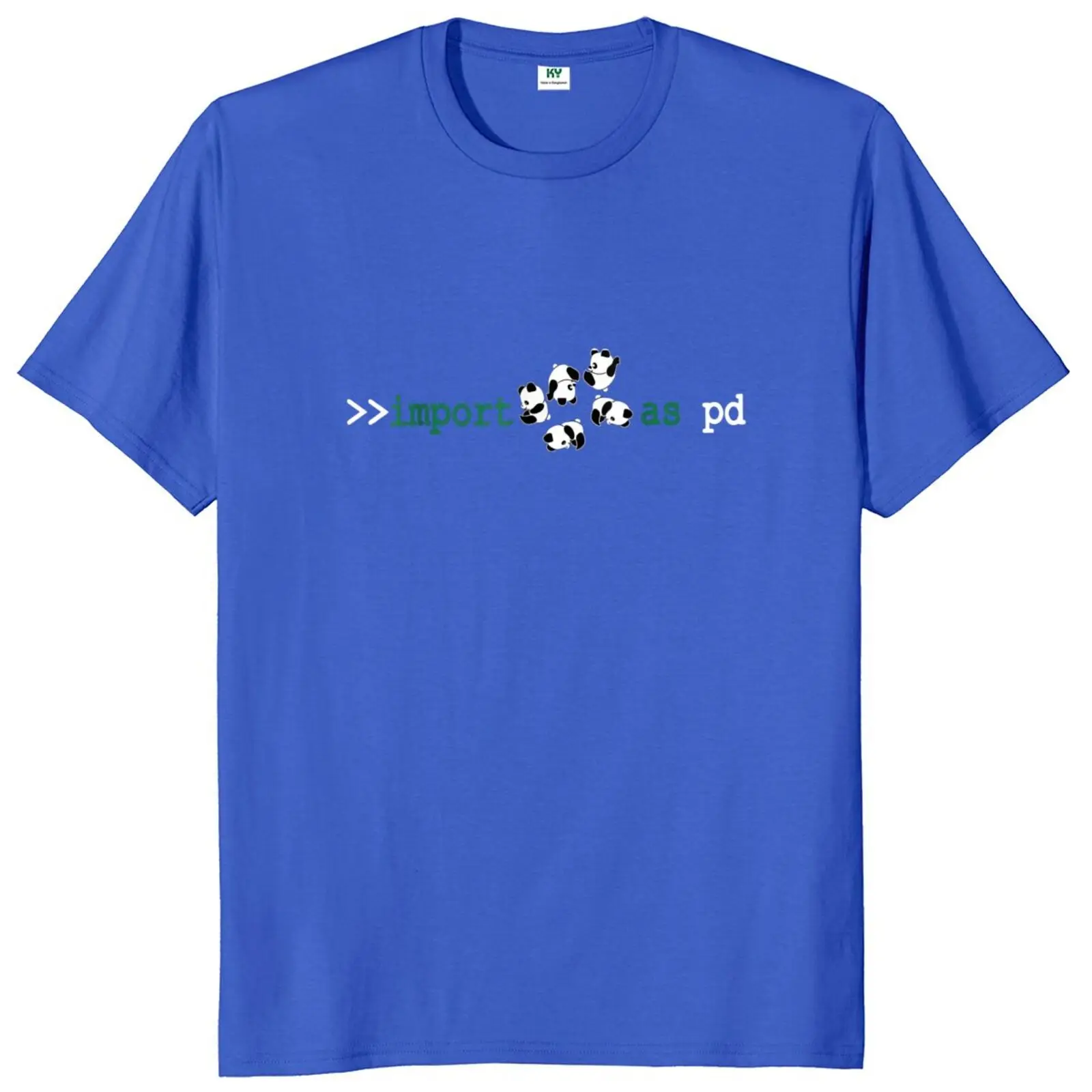 2025 نموذج جديد المستوردة الباندا بيثون برمجة علوم الكمبيوتر تي شيرت استيراد الباندا كما Pd المهوس الطالب الذي يذاكر كثيرا مضحك التي شيرت للبرنامج