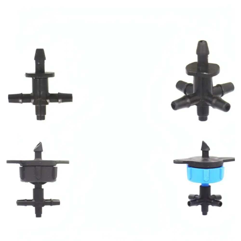Irrigation Dripper System For Greenhouse Garden Watering Flow Regulator Emitter Connector Potted Plants