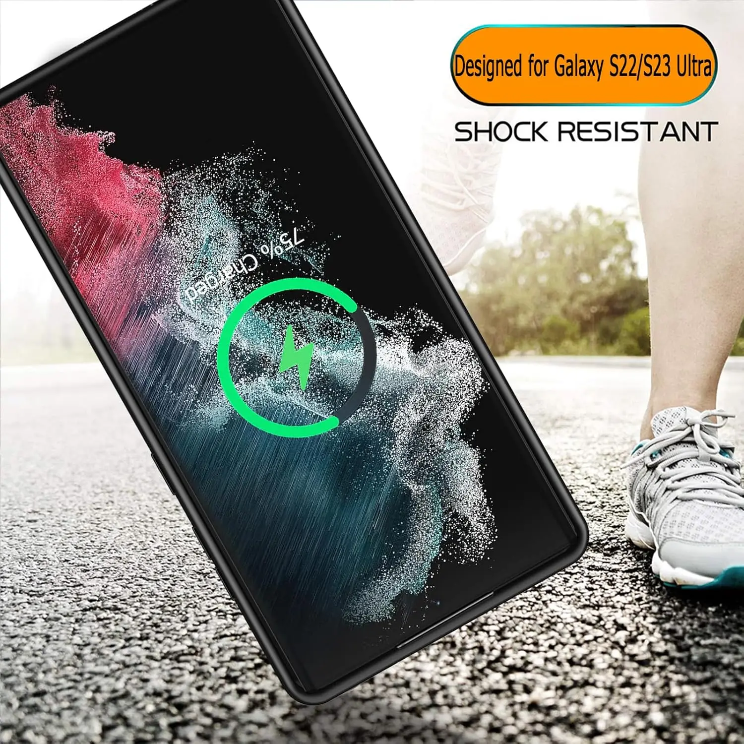 

Чехол-аккумулятор 10000 мАч Slim для Samsung Galaxy A17 A16 A15 A54 A55 A56 A35 A34 A36, совместимый с функцией Power Bank