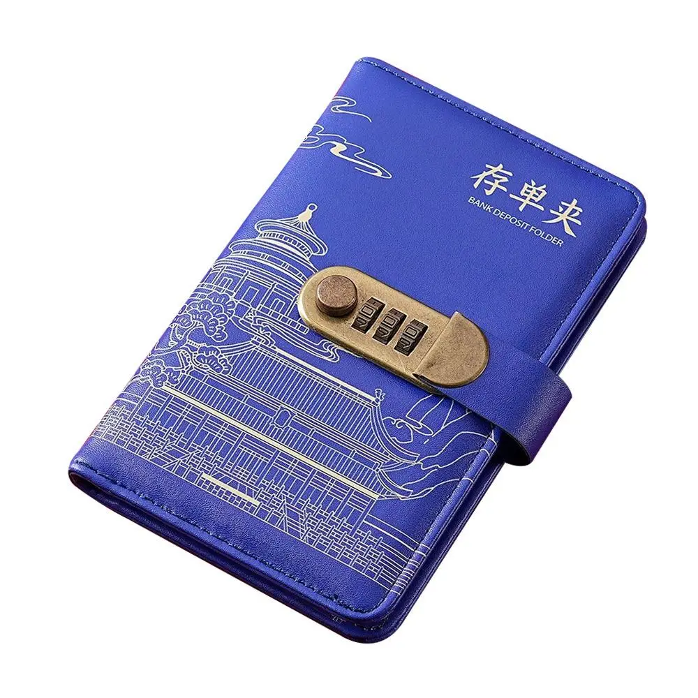 Con blocco password 100 buste Sfida per risparmiare denaro Risparmia denaro Raccoglitore per risparmio di grande capacità PU portatile