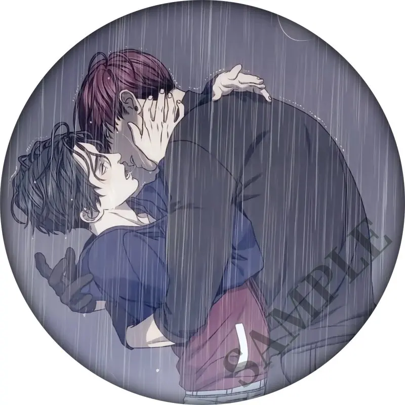 58mm Korean Manhwa The Pawn's Revenge Cosplay Badge Anime Brooch Pin Accessories For Clothes Backpack Decoration gift