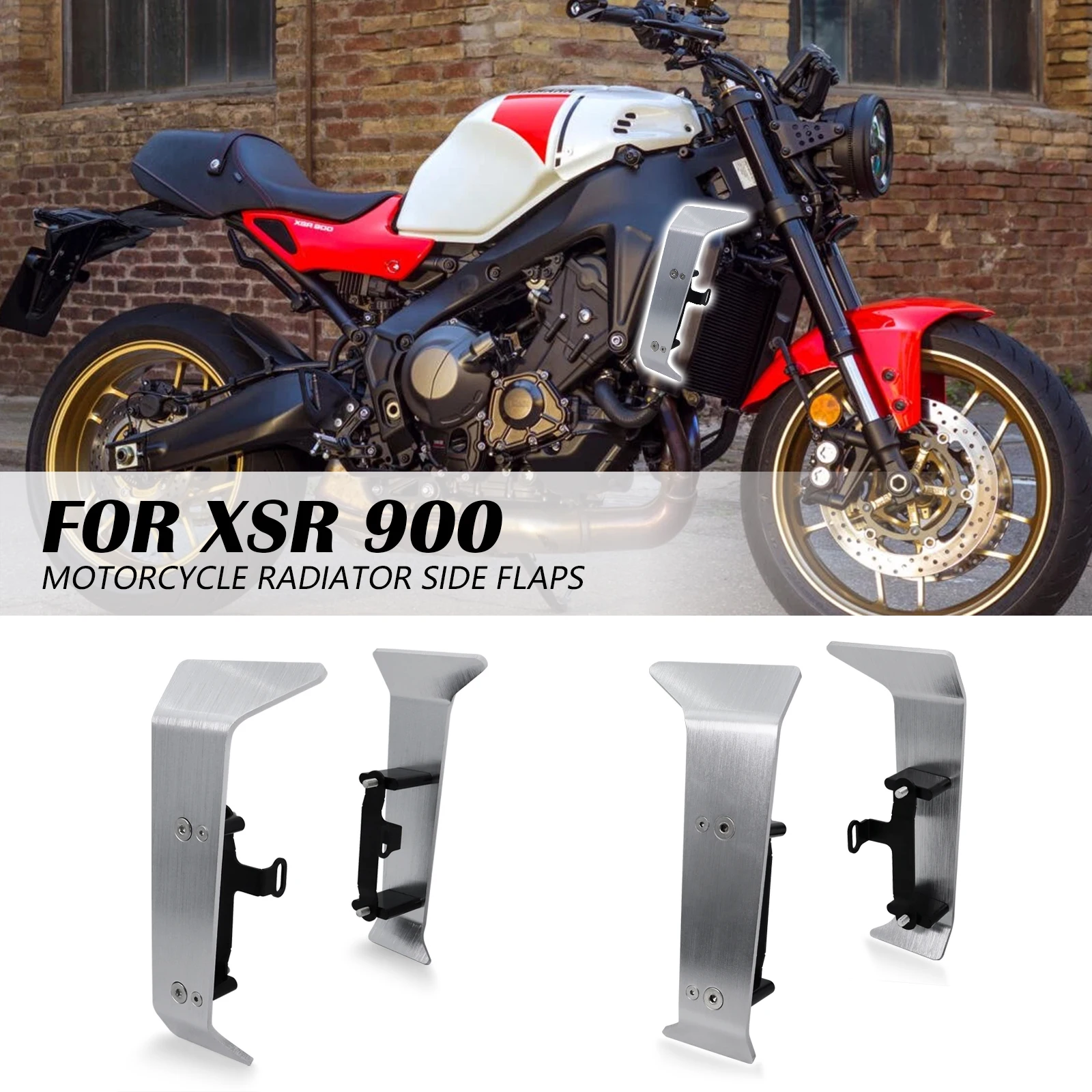 

For XSR900 2025 xsr 900 2022-2024 Motorcycles Side Cover Fairing Cowl Radiator Guard Radiator Side Flaps Protector Shield Panel