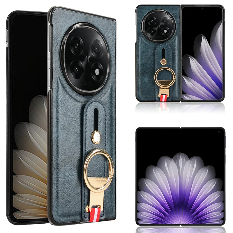 สําหรับ OPPO ค้นหา N5 N3 N2 N Crazy Horse มัลติฟังก์ชั่นแหวนสายรัดข้อมือเชือก Hard โทรศัพท์มือถือกรณีฝาครอบ