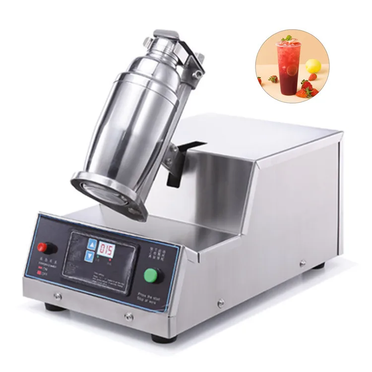 

304 Stainless Steel Horizontal MilkShaker machine Milk tea Shaker Milk Shaking machine Single Bottle Bubble Tea Shaker