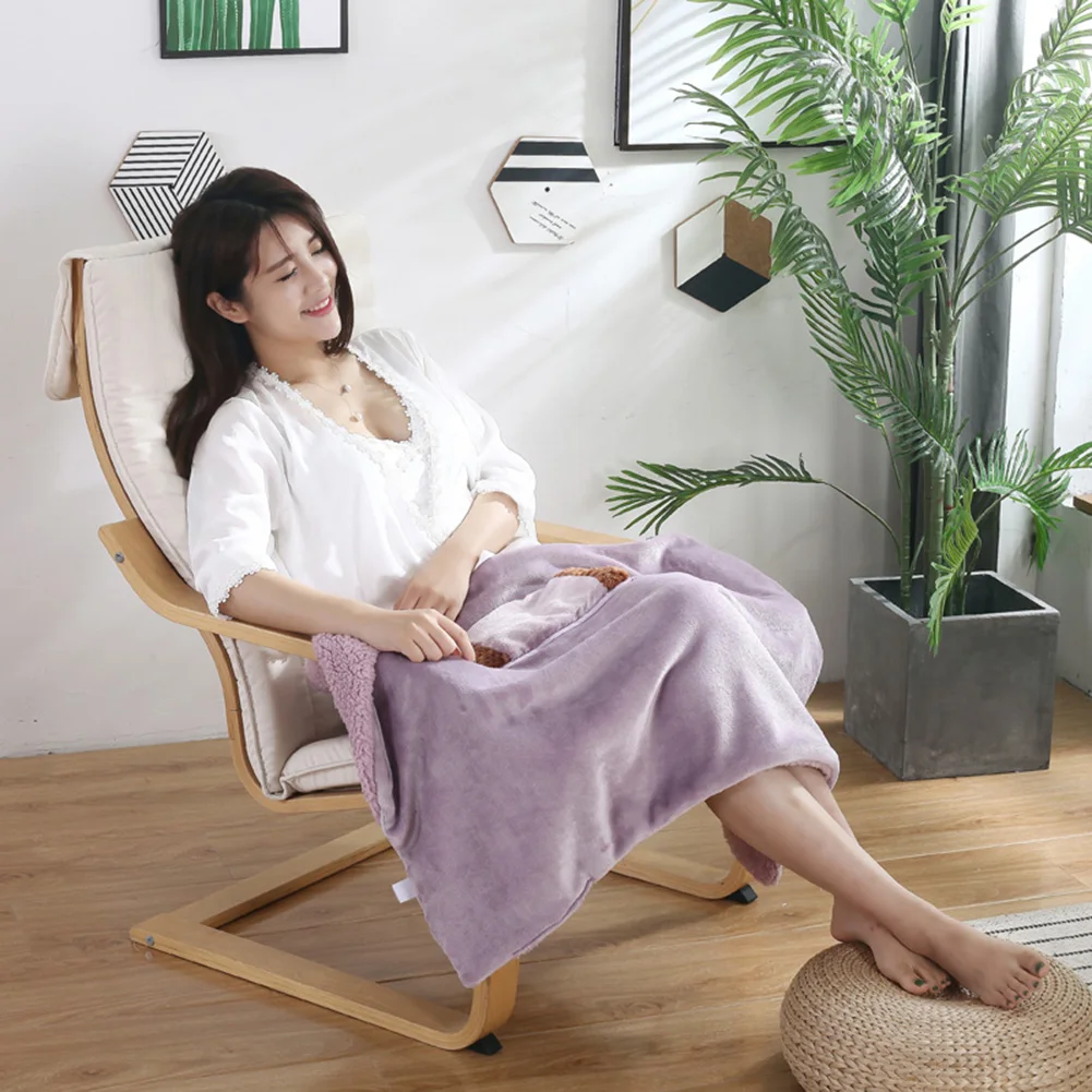 

Electric Heated Cape Multi-function USB Electric Heating Shawl Soft Skin Friendly Portable Supplies for Shoulder Neck Back Legs