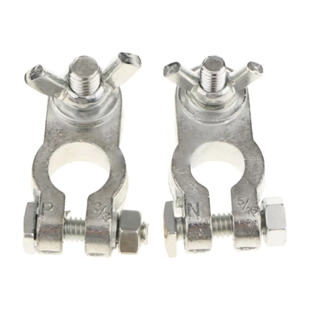 Abrazadera de Terminal de coche, conector de latón duradero para reemplazo de camión, resistente a la corrosión, fácil instalación